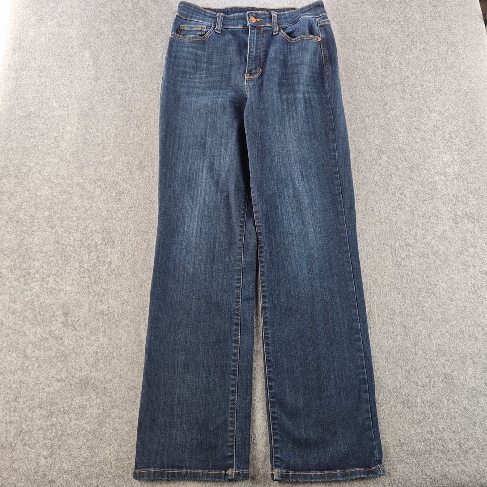 Judy Blue High Rise Straight Fit Jeans Womens 9/29 Dark Wash Stretch JB82627DK